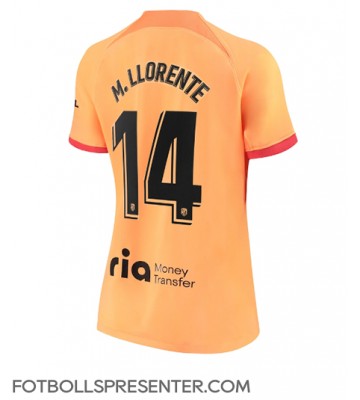 Atletico Madrid Marcos Llorente #14 Tredje Matchtröja Dam 2022-23 Kortärmad